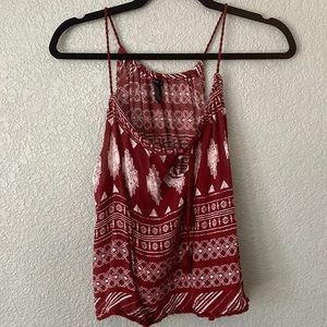 Maroon forever 21 tank in size US M